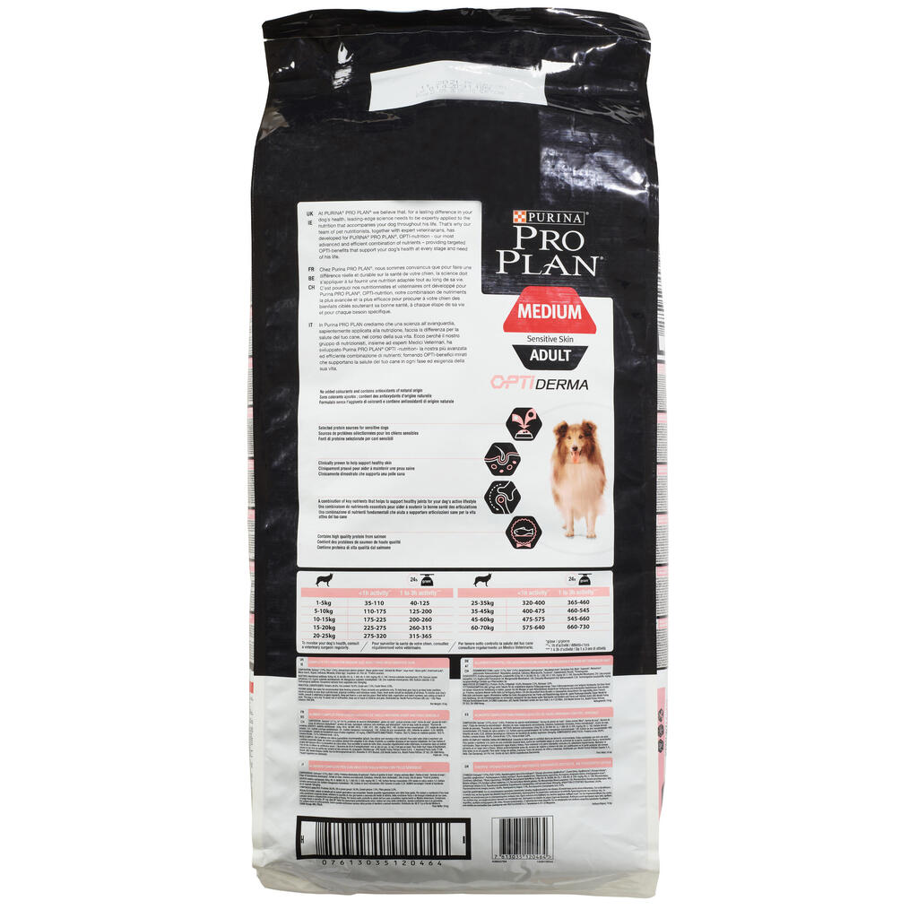 Hundefutter ADULT MEDIUM PRO PLAN Lachs SENSITIV 14 Kg