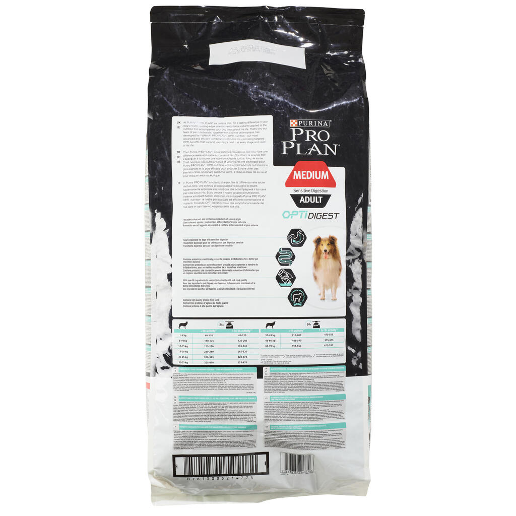 Hundefutter ADULT MEDIUM SENSITIV LAMM PRO PLAN 14 KG