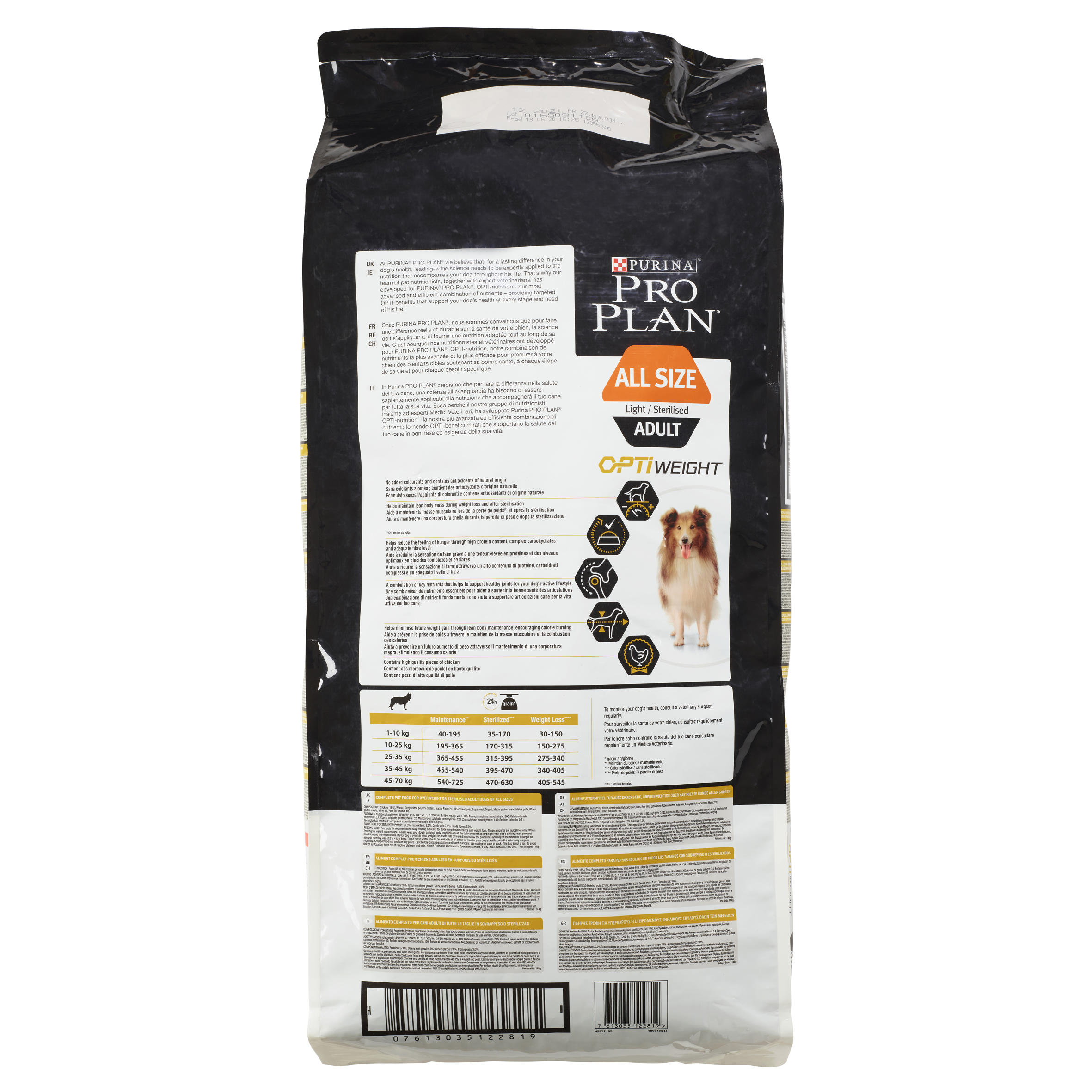 pro plan light sterilised