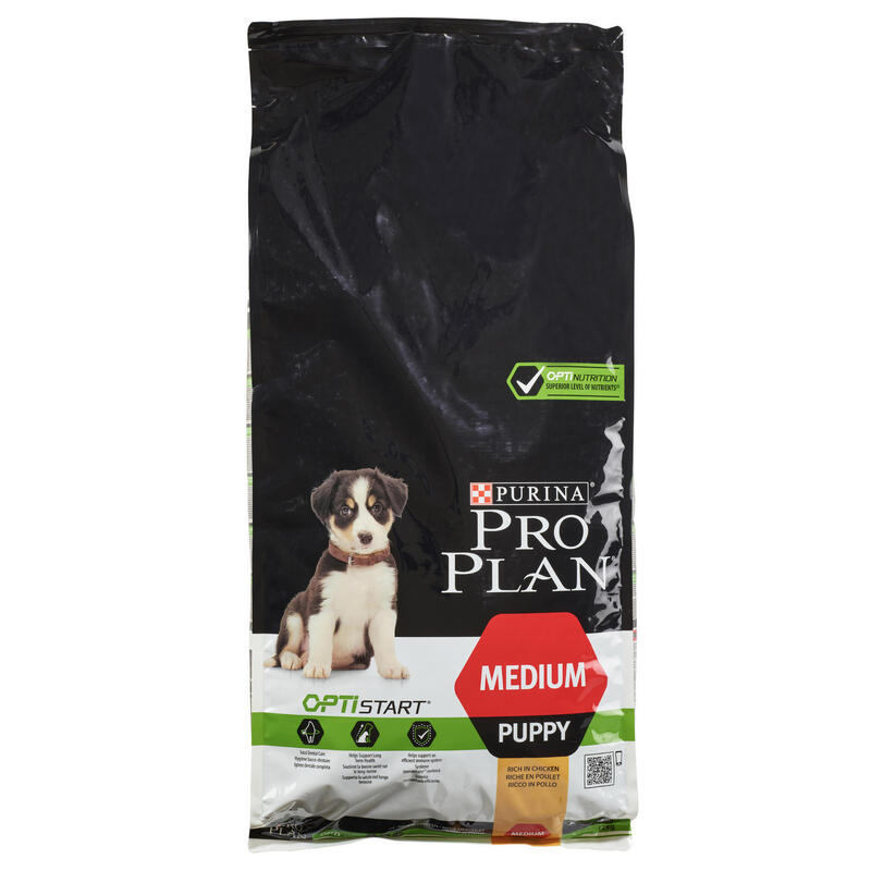 Kutyatáp PRO PLAN, közepes termetű kölyökkutyáknak, csirkehússal, 12 kg 
