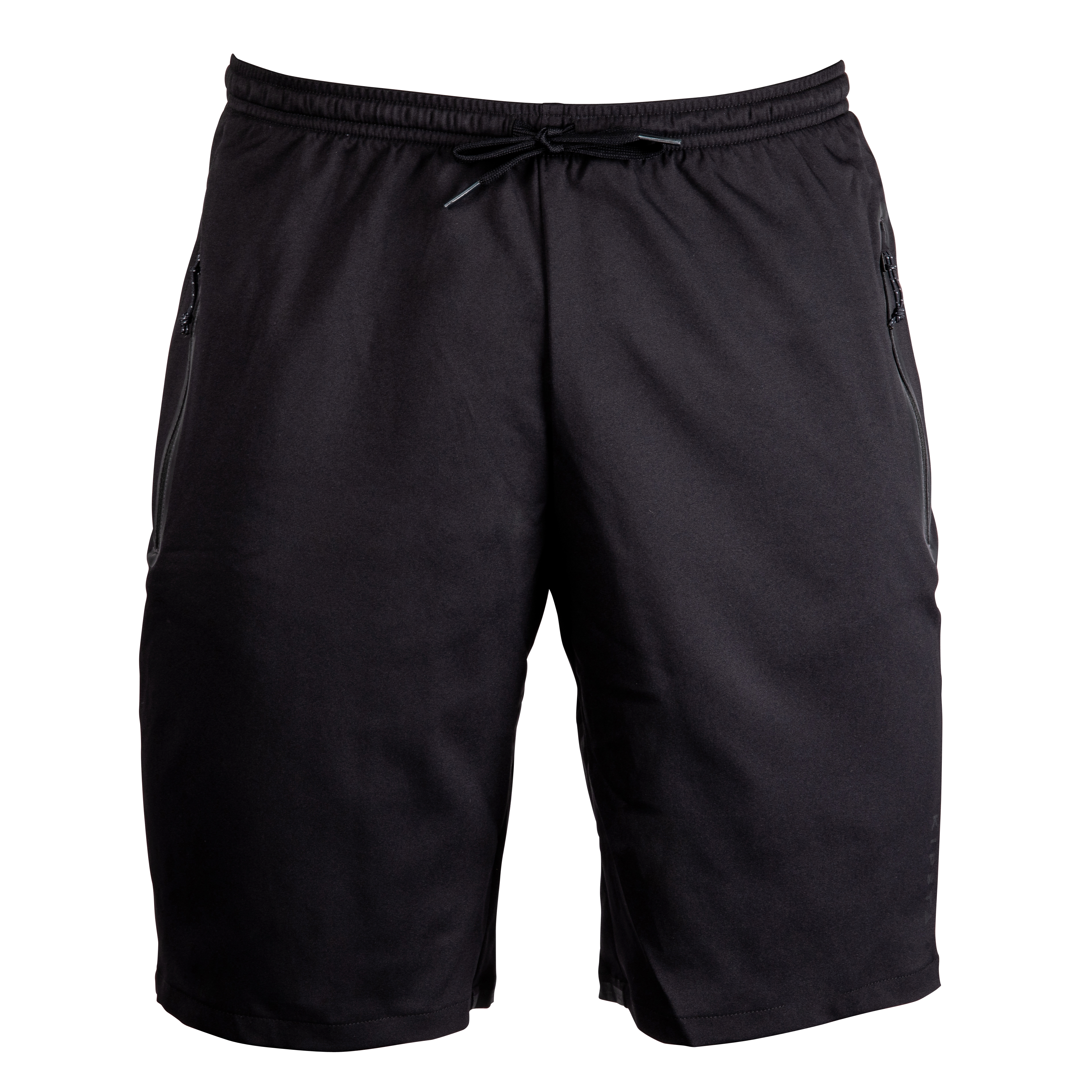 Short de football avec poches zippées adulte viralto zip noir et carbone - Football - Kipsta- Clubs - Entreprises - Collectivités - Associations