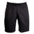 Short de football avec poches zippées adulte VIRALTO ZIP noir et carbone