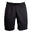 Short de football avec poches zippées adulte VIRALTO ZIP noir et carbone