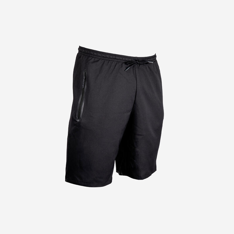 Felnőtt rövidnadrág Viralto Zip, cipzáras zsebekkel, fekete