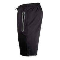 Adult Football Shorts with Zip Pockets Viralto Zip - Black/Grey