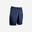 Pantalons curts de futbol butxaques amb cremallera adult VIRALTO ZIP blau marí