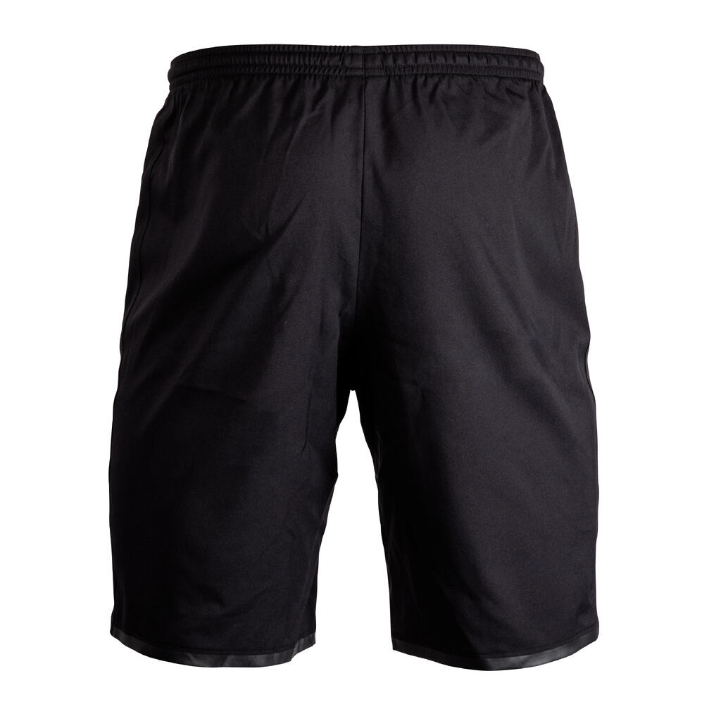 Futbalové šortky s vreckami na zips VIRALTO ZIP čierne