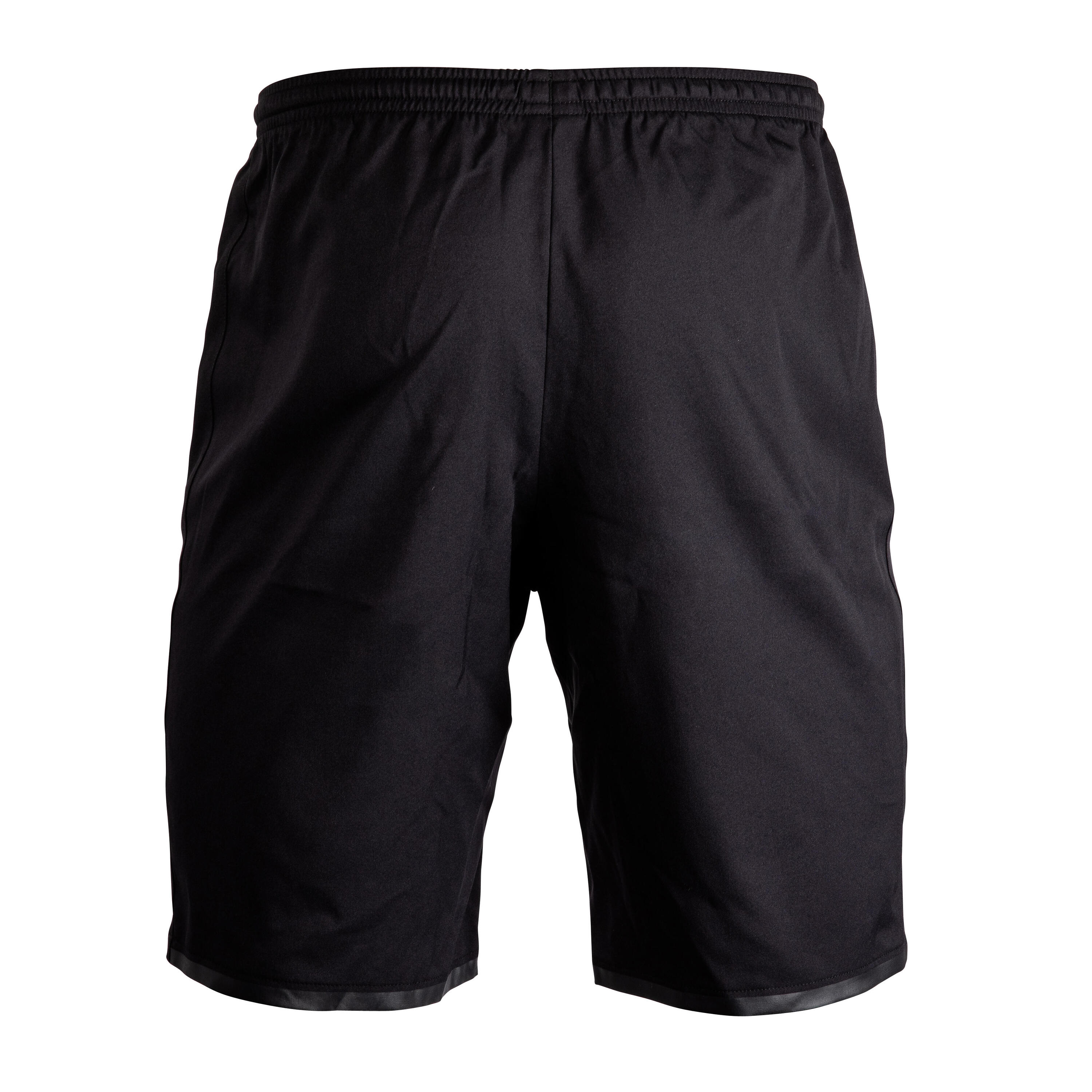 Adult Football Shorts with Zip Pockets Viralto Zip - Black/Grey 4/7