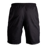 Short de football avec poches zippées adulte VIRALTO ZIP noir et carbone