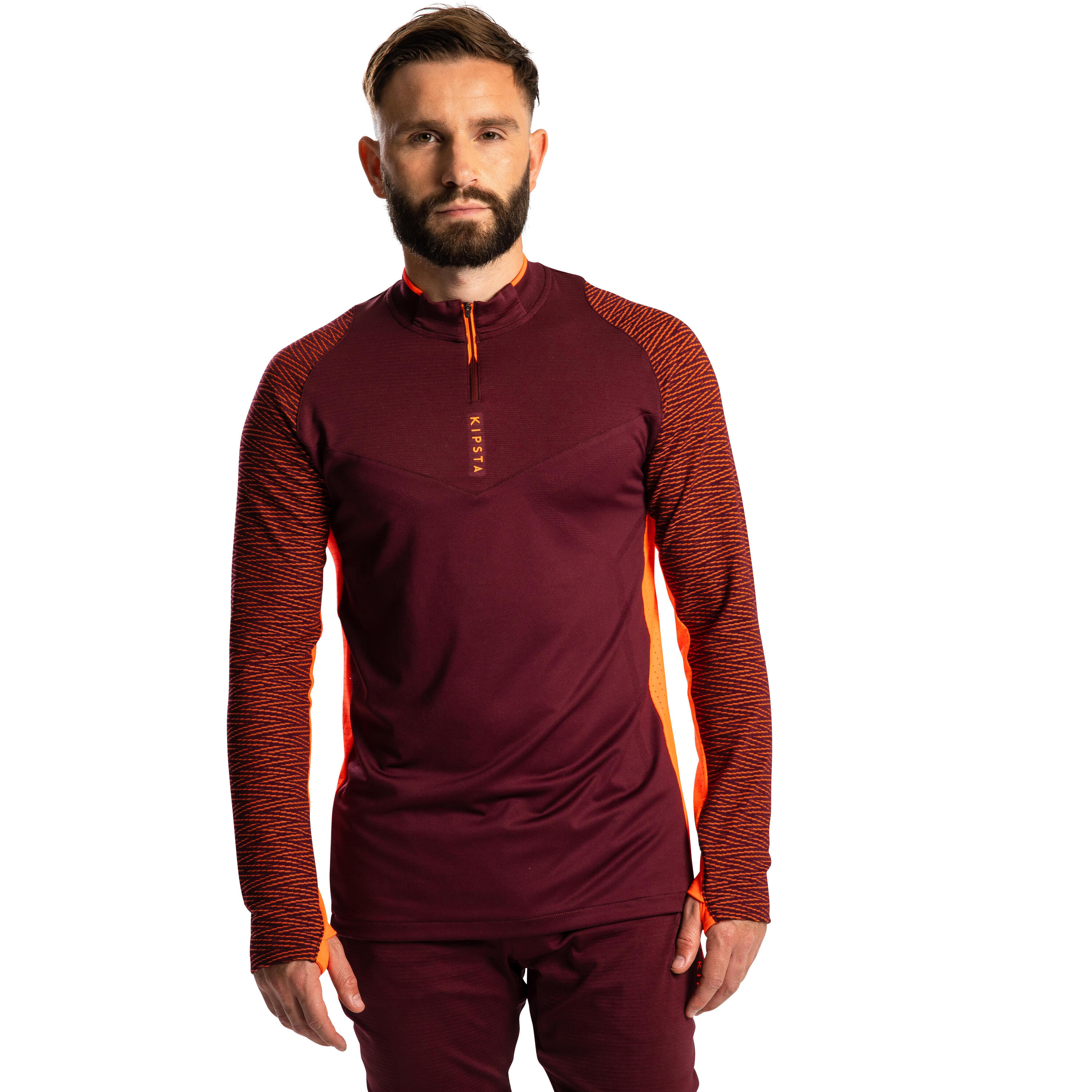 Adult Football Sweatshirt CLR - Burgundy 11/20