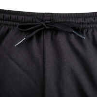 Adult Football Shorts with Zip Pockets Viralto Zip - Black/Grey