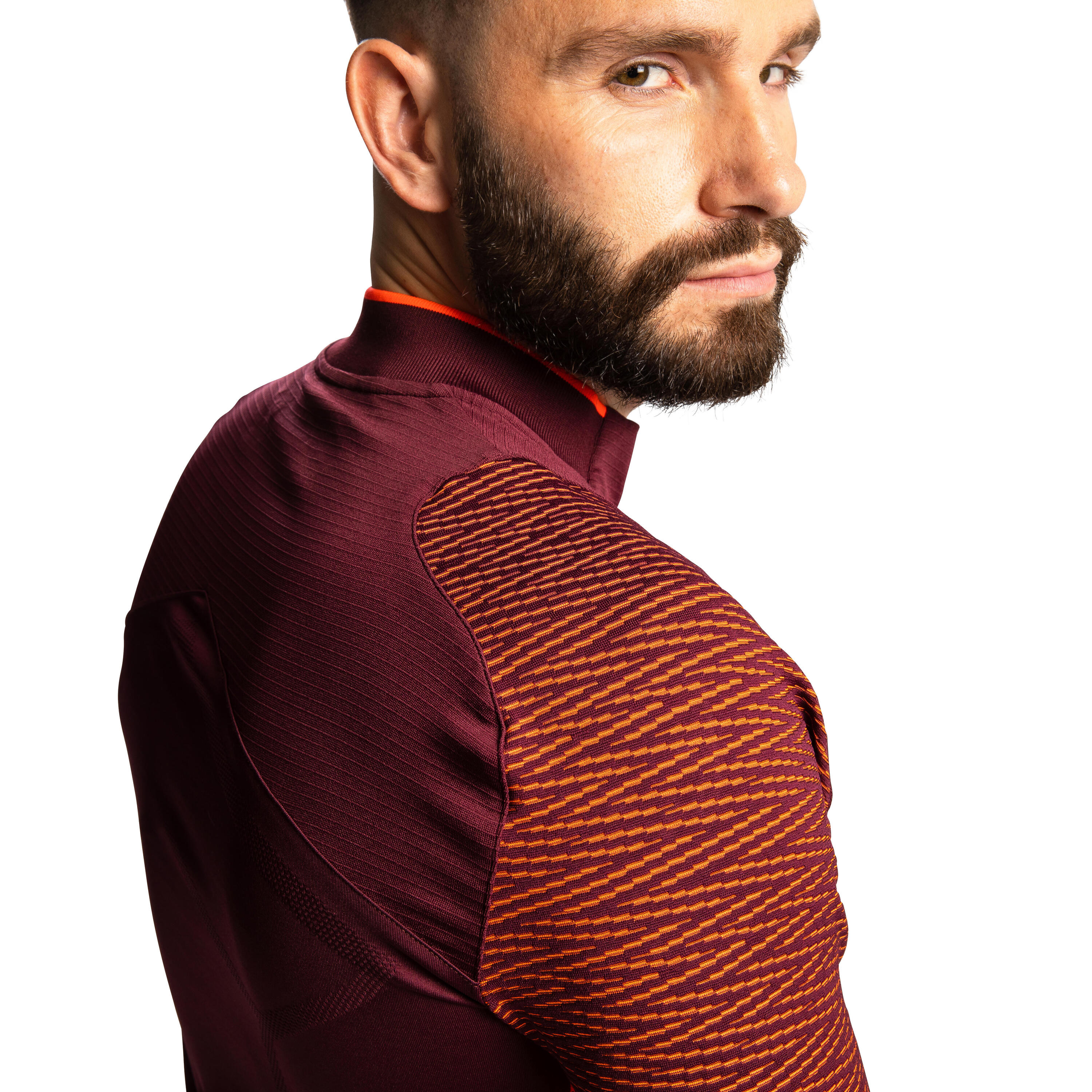 Adult Football Sweatshirt CLR - Burgundy 8/20