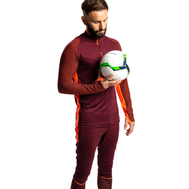 Pantalon 3/4 Fotbal CLR Bordo Adulți