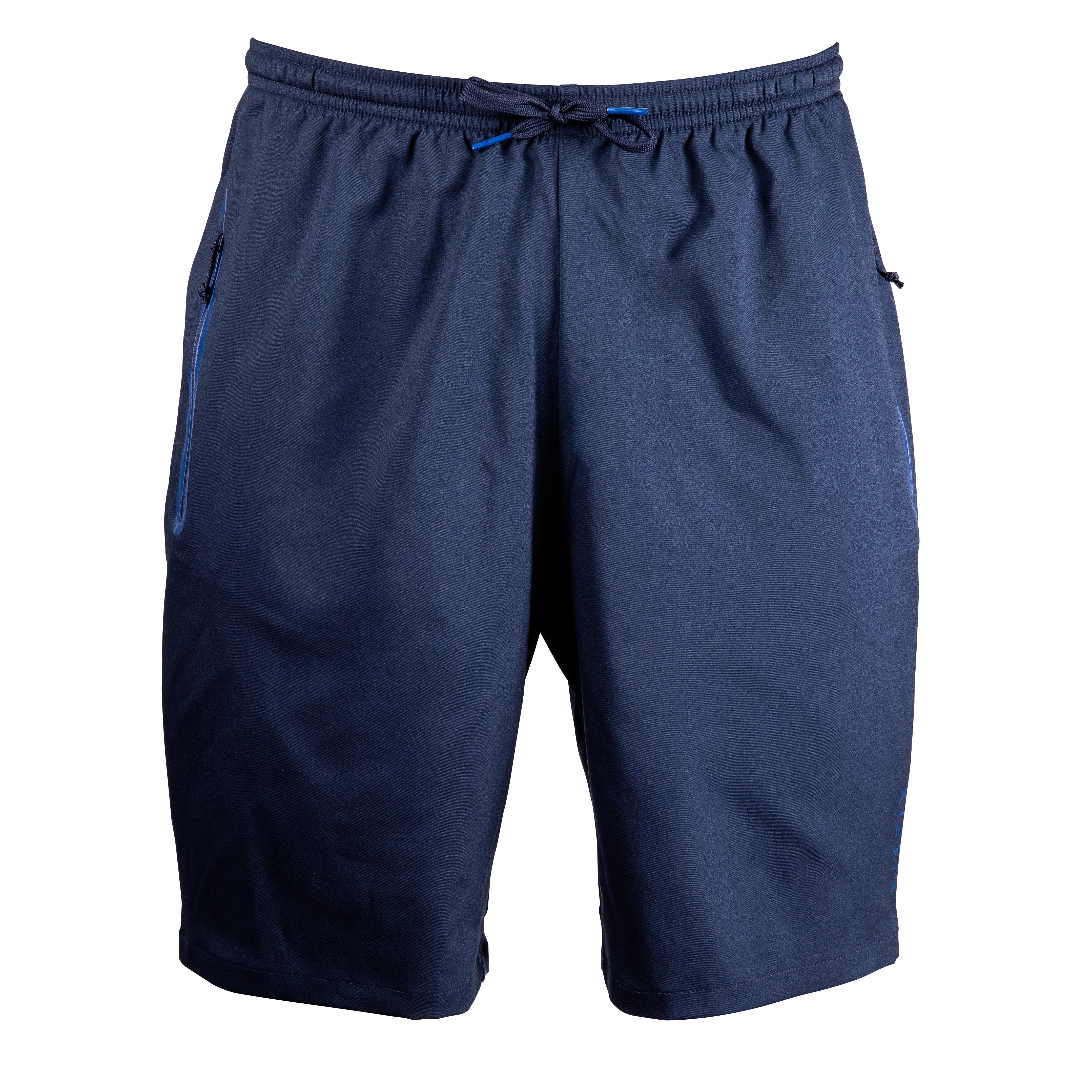 kipsta Adult Football Shorts with Zip Pockets Viralto Zip - Navy Blue-picture-15