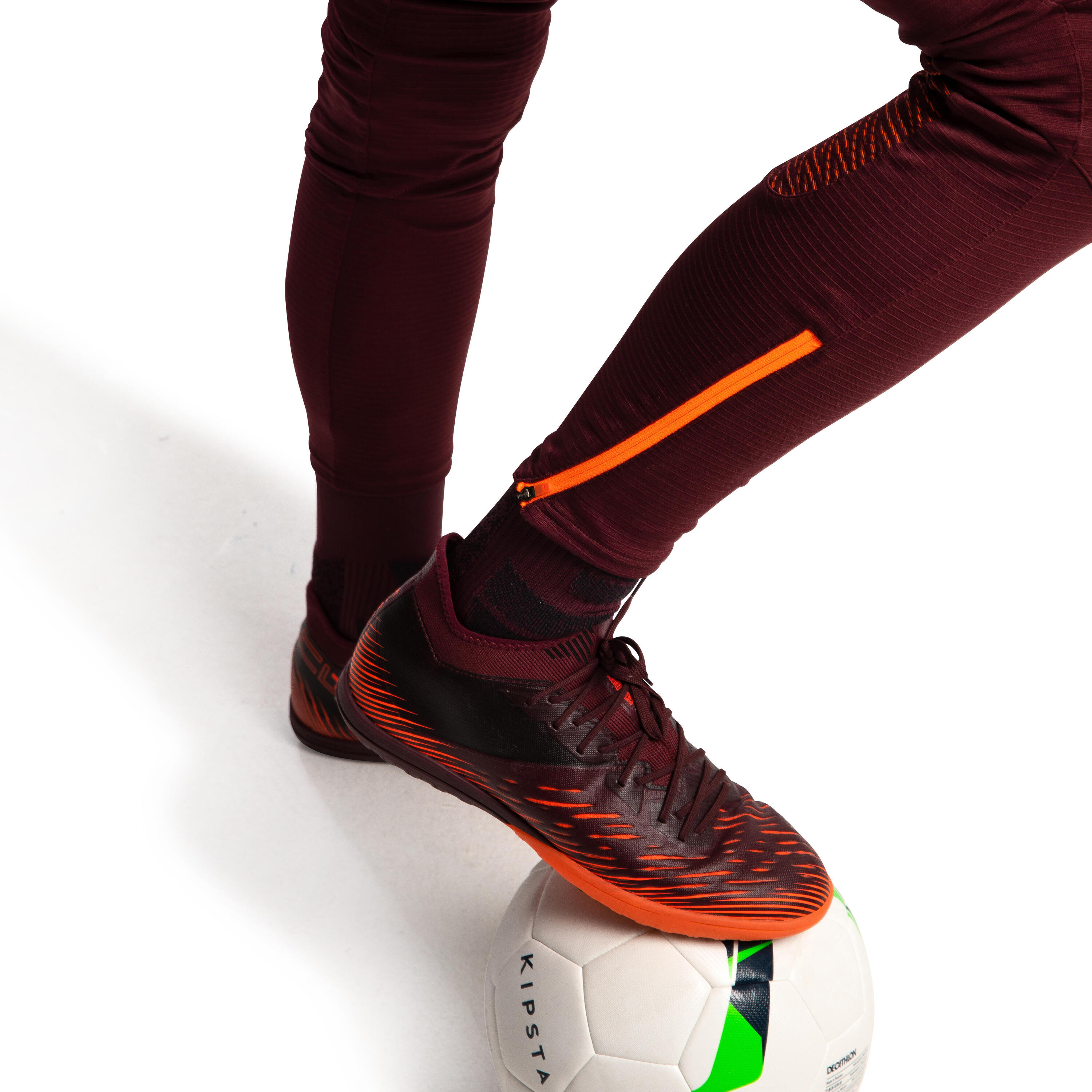 Voetbalbroek voor volwassenen CLR bordeaux 3/12