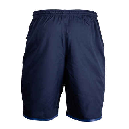 Adult Football Shorts with Zip Pockets Viralto Zip - Navy Blue