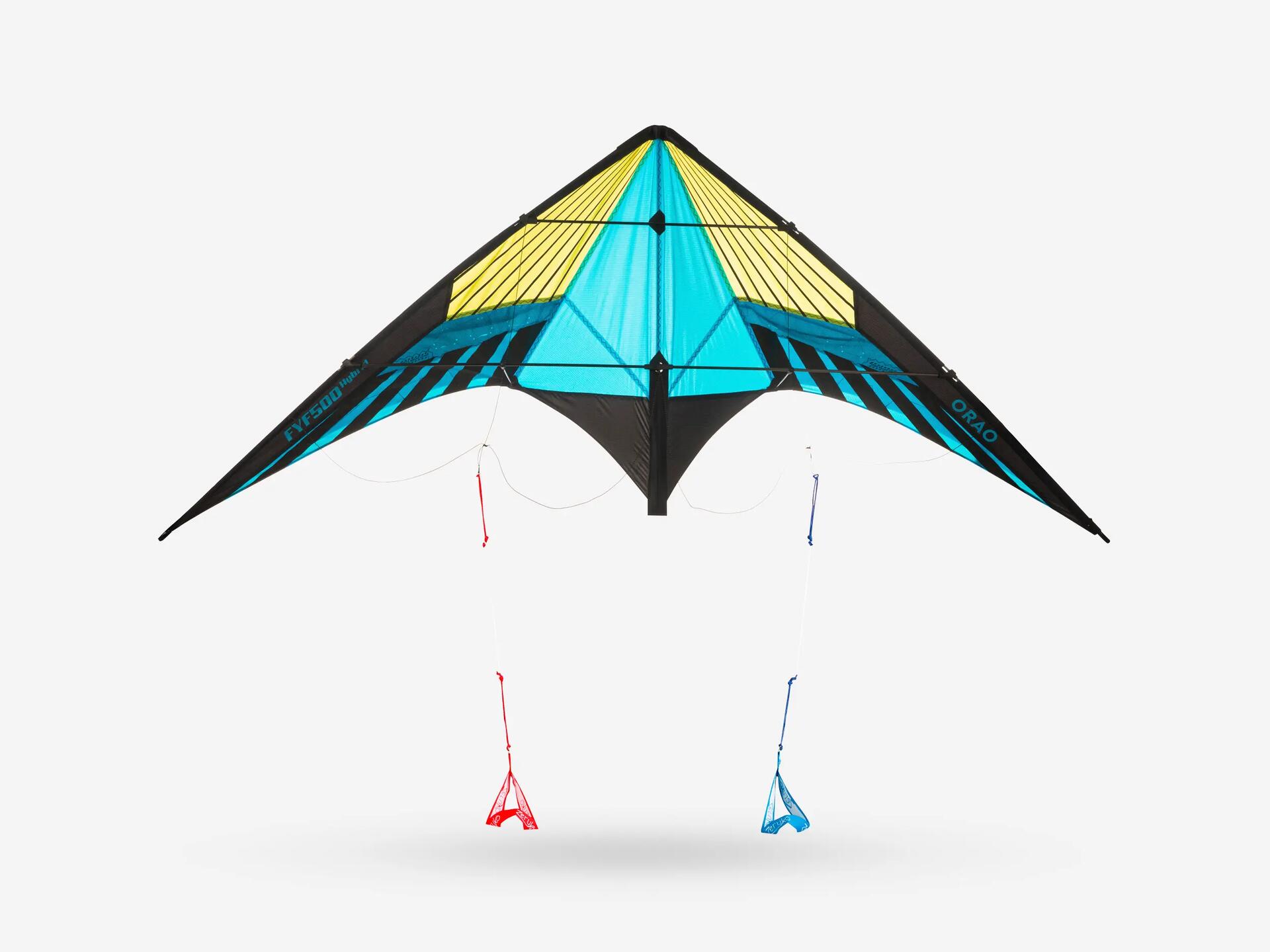 CERF-VOLANT PILOTABLE POLYVALENT FYF 500 HYBRIDE CARBONE/FIBRE DE VERRE: notice, réparation