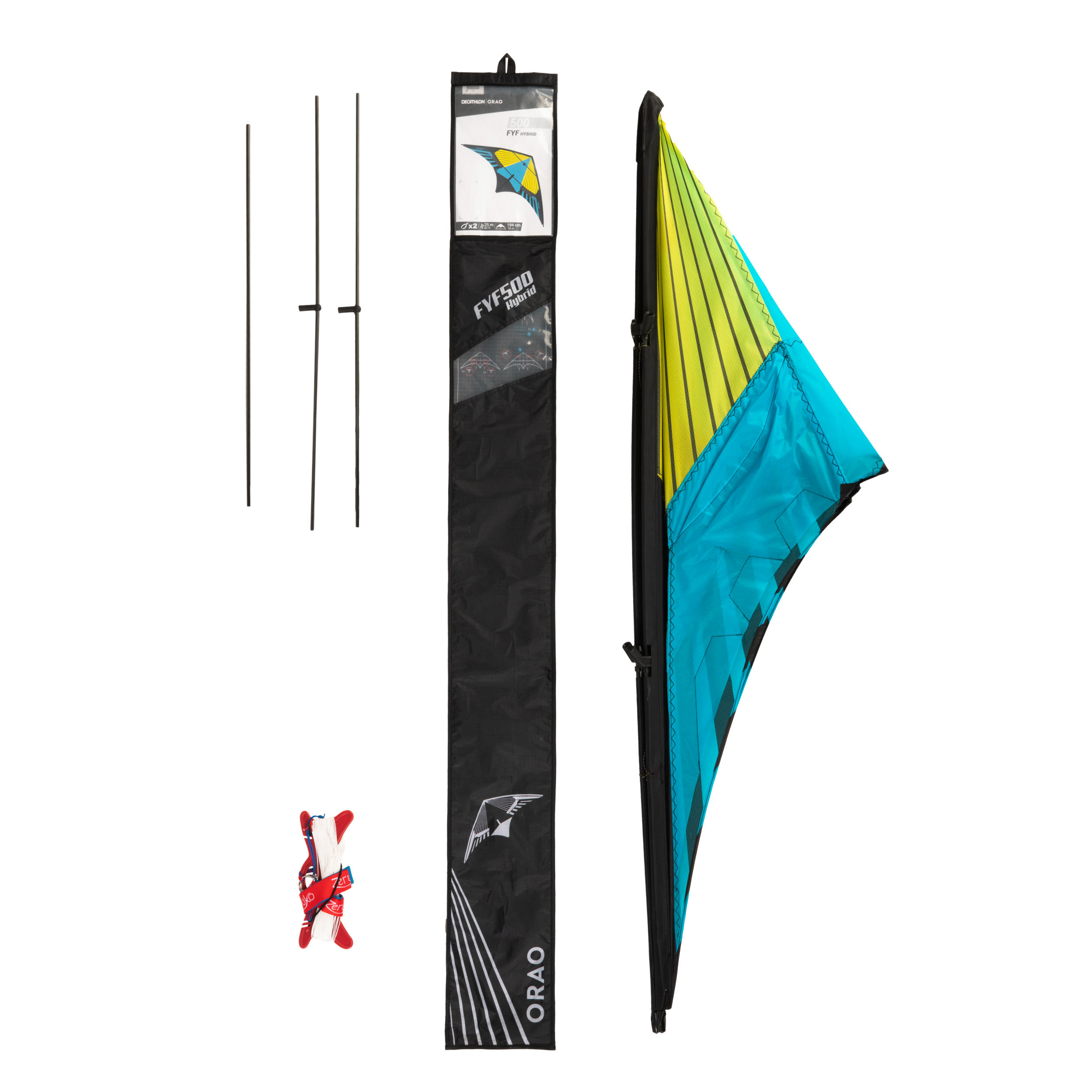 Fibreglass/Carbon Hybrid Kite - FYF 500