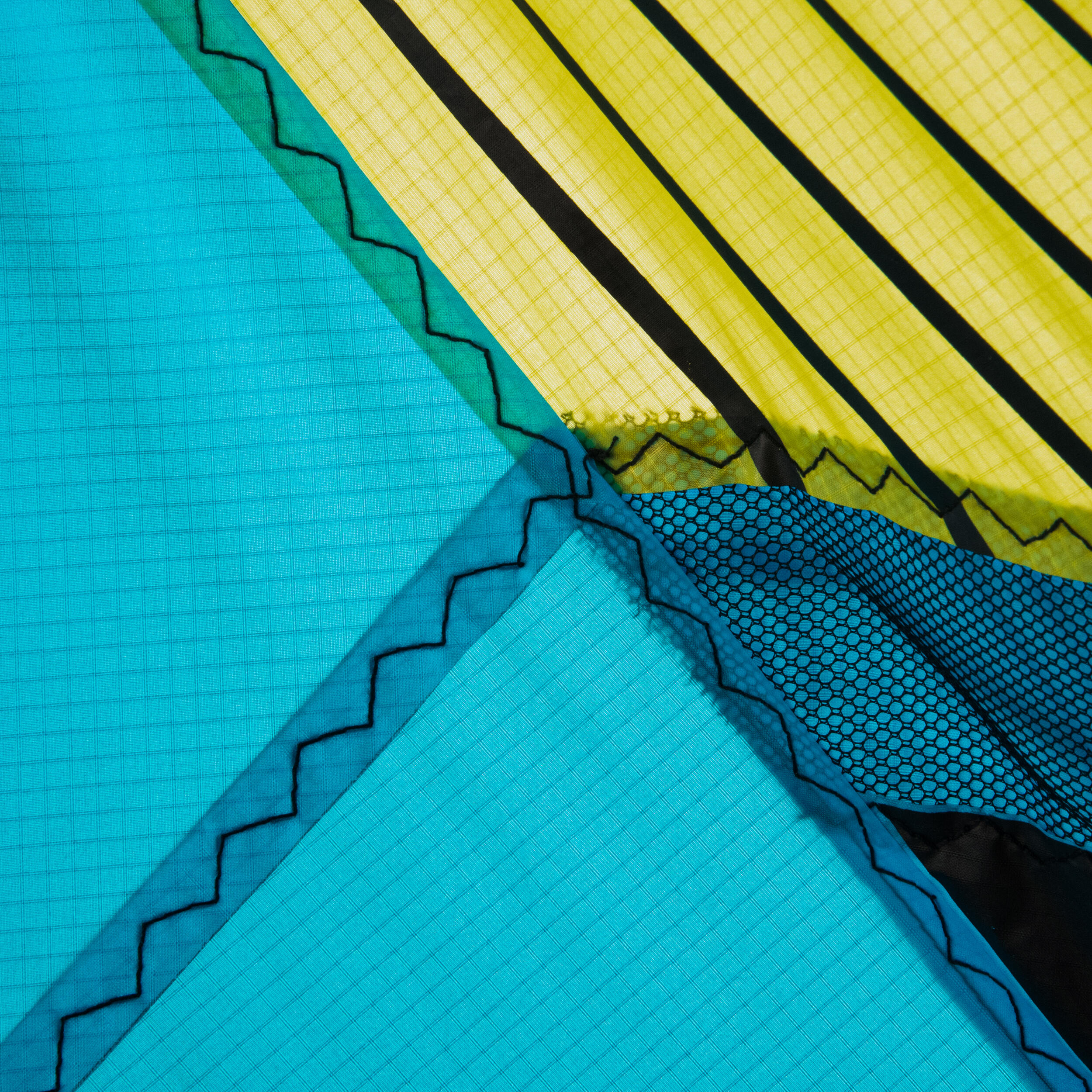 Fibreglass/Carbon Hybrid Kite FYF 500 Pacific blue Orao Decathlon