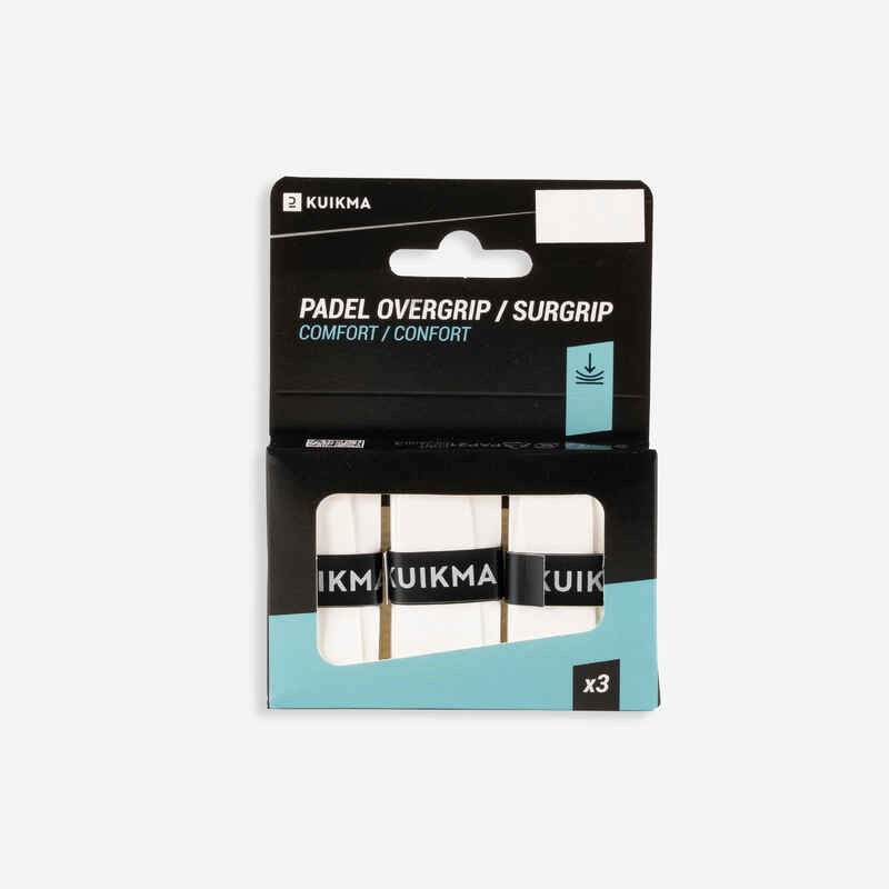 Padel-Griffband Comfort X3 weiß