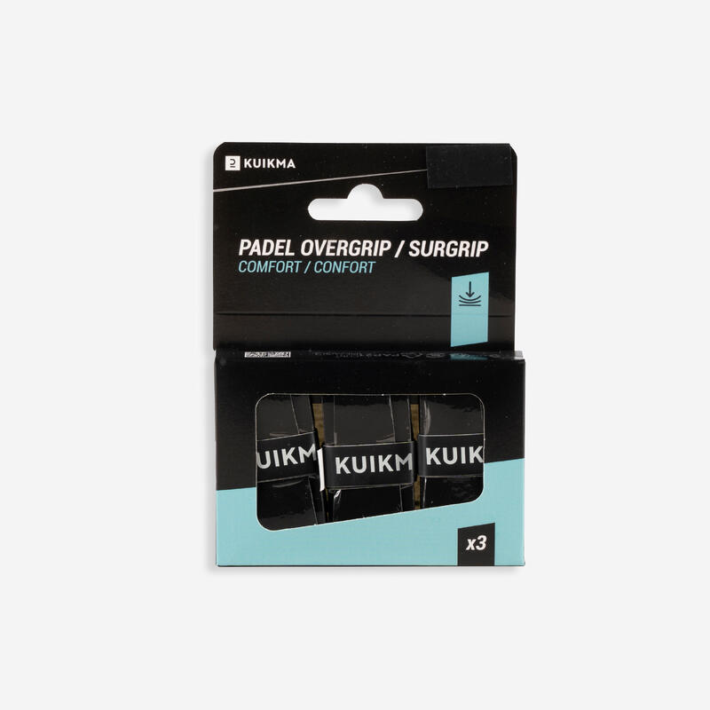 Overgrip Padel Kuikma Comfort preto