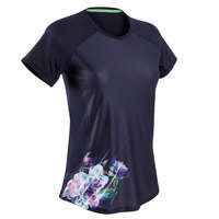 T-shirt cardio fitness 521 Dam blommönster Populärt - T-shirt FTS 521 mönster DOMYOS - T-shirts och Toppar - Dam
