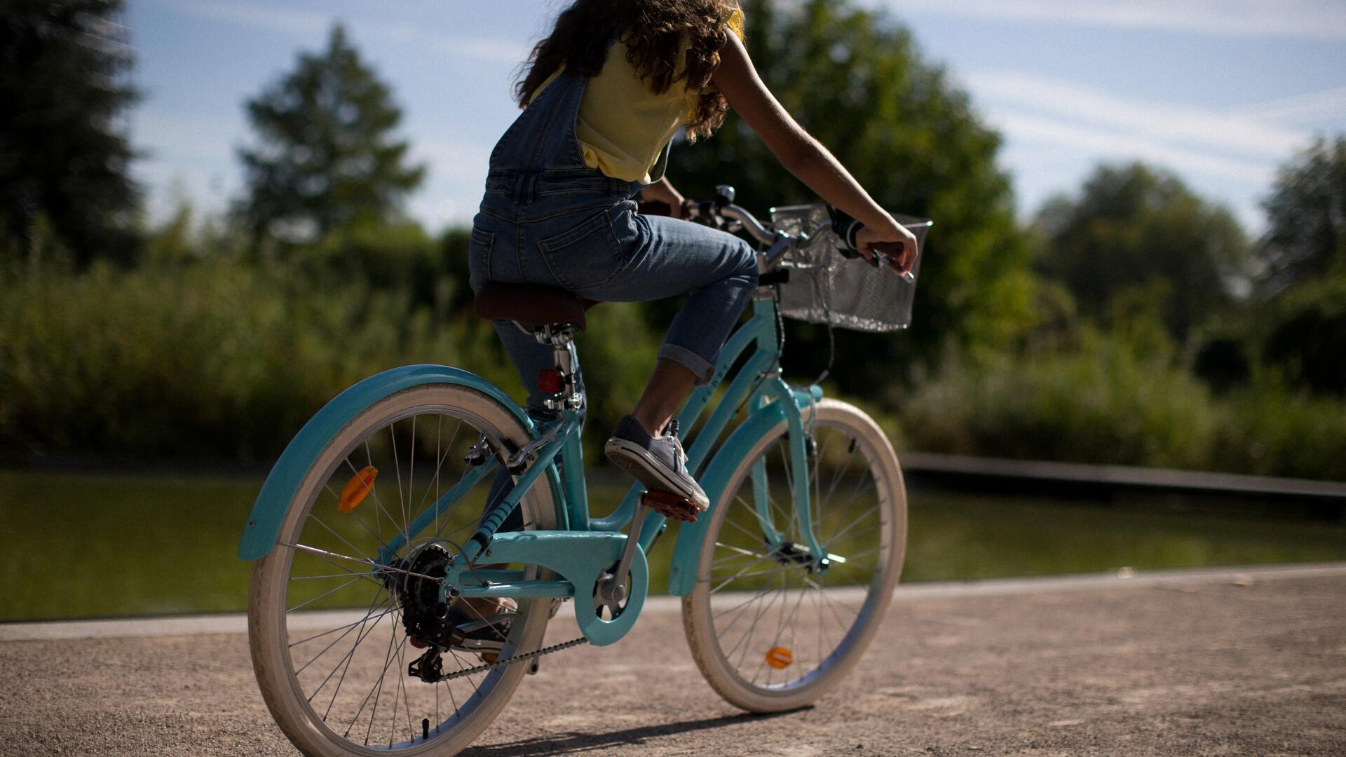 Bicicletă oraș Elops 500 24 inch Copii