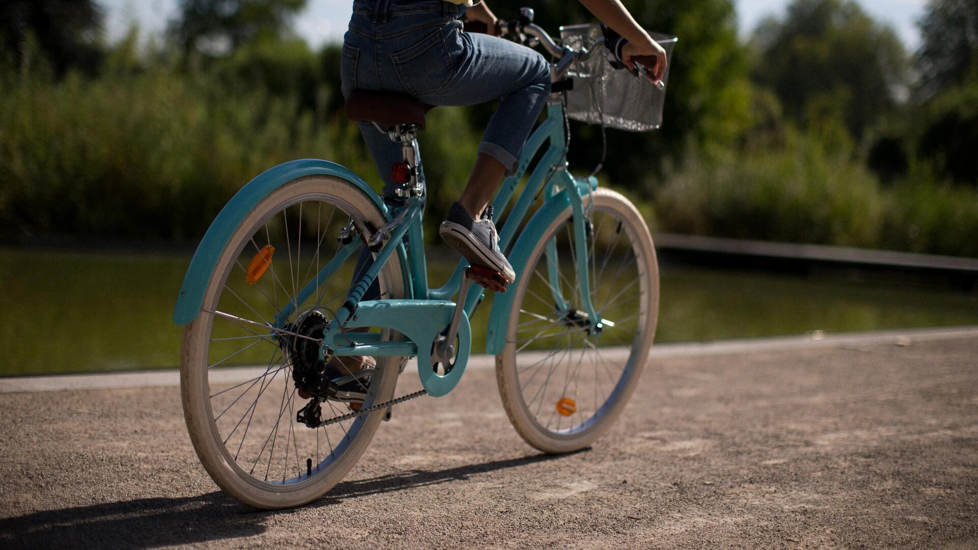 Bicicletă oraș Elops 500 24 inch Copii