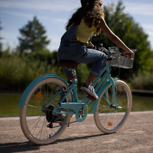 STADSFIETS VOOR KINDEREN ELOPS 500 24 INCH 9-12 JAAR