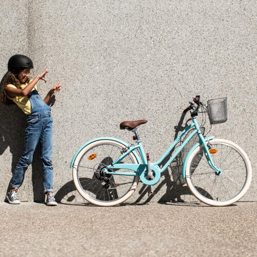 vélo 10 ans bleu