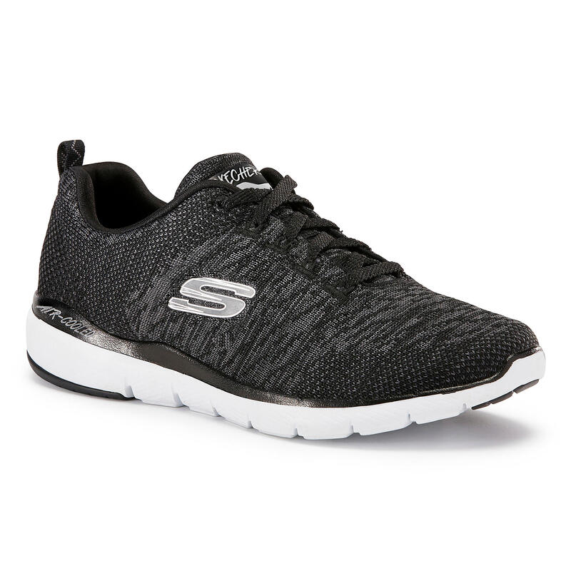 Zapatillas Caminar Skechers Flex Appeal Mujer Negro