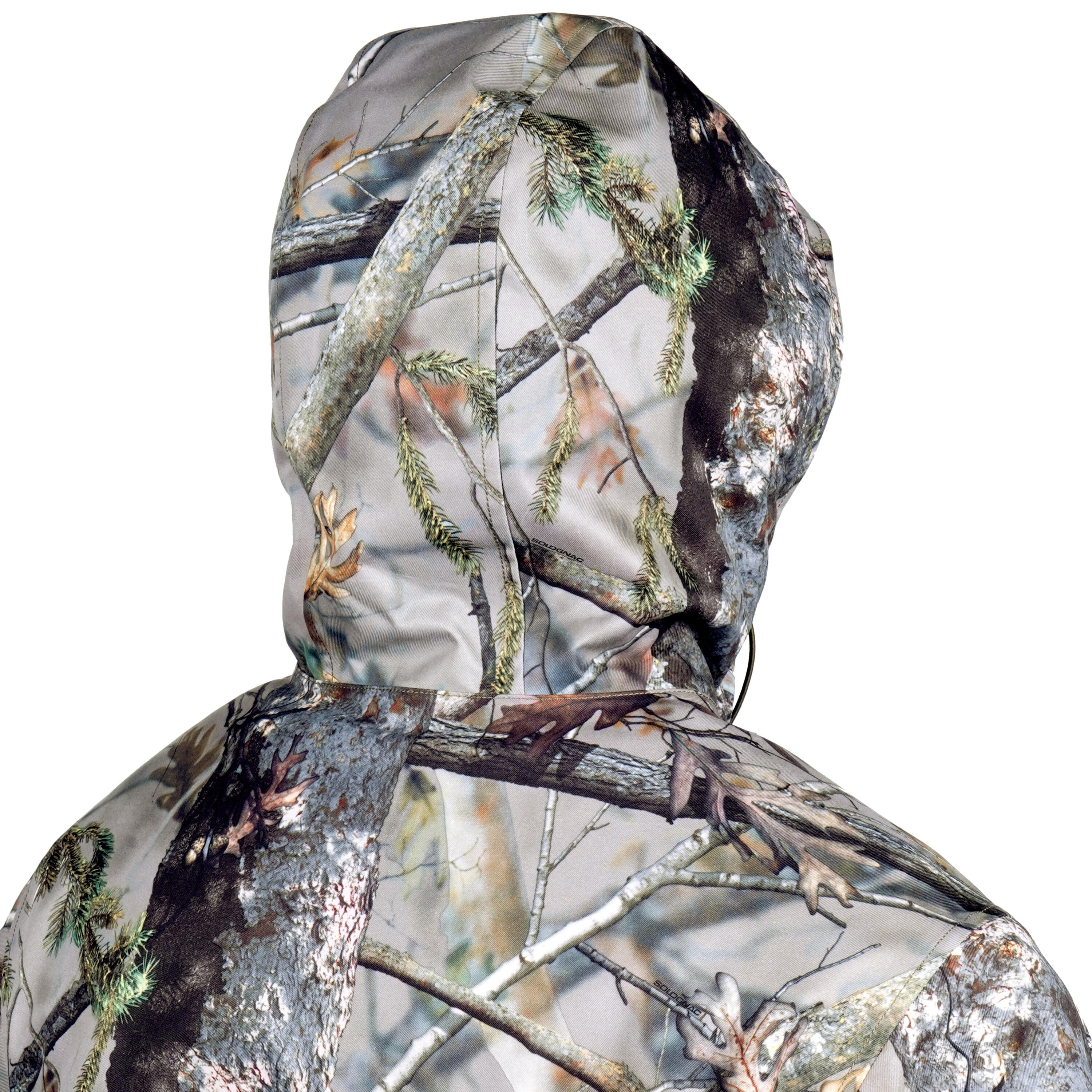 WARM HUNTING JACKET 100 - CAMOUFLAGE 7/9