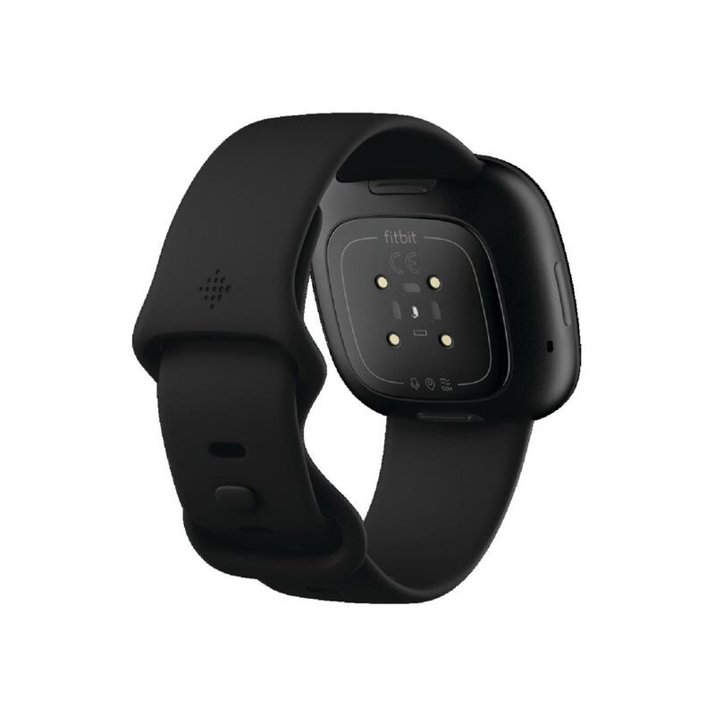 Reloj inteligente smartwatch con pulsómetro y GPS Fitbit Versa 3 negro