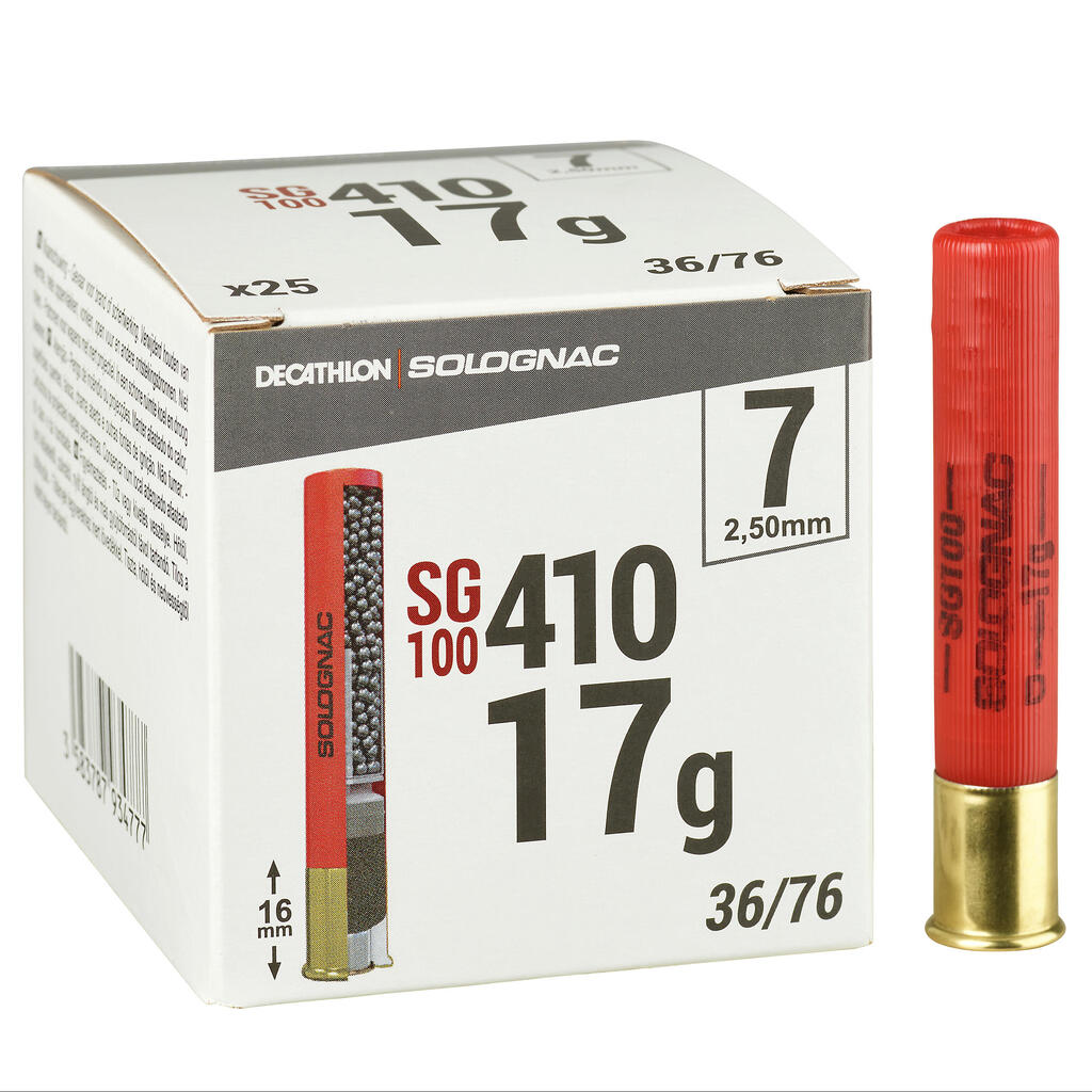 CARTRIDGE SG100 410 SHOT 7 x25