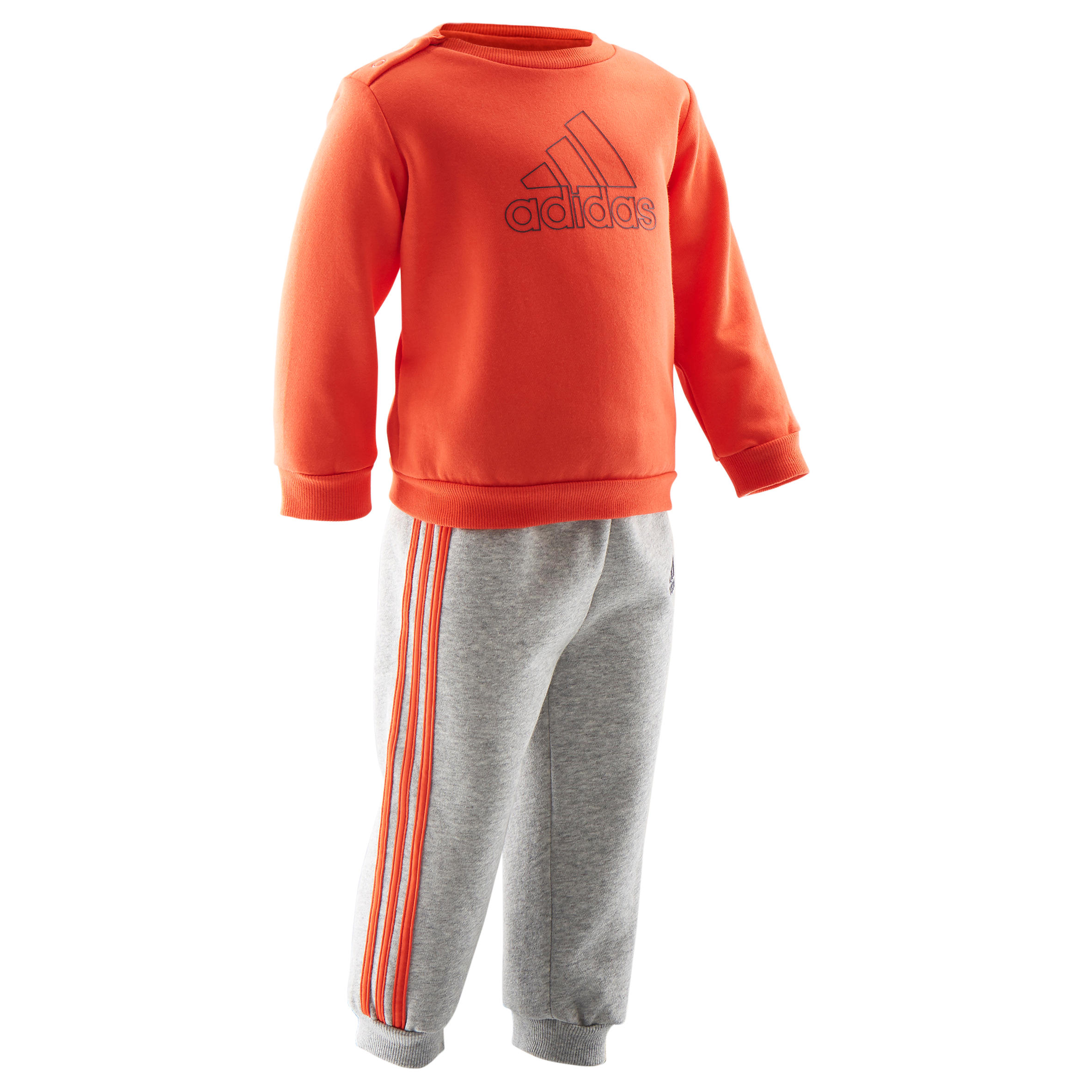 orange adidas tracksuit baby