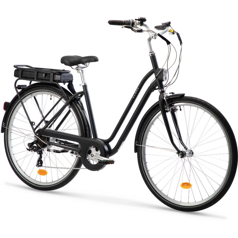 Bicicleta eléctrica de 26 pulgadas LCD Ebike Bicicleta de montaña eléctrica  E-Bike urbana para adulto hombre mujer MTB batería eléctrica con cargador  (26doblado blanco) : .es: Deportes y aire libre