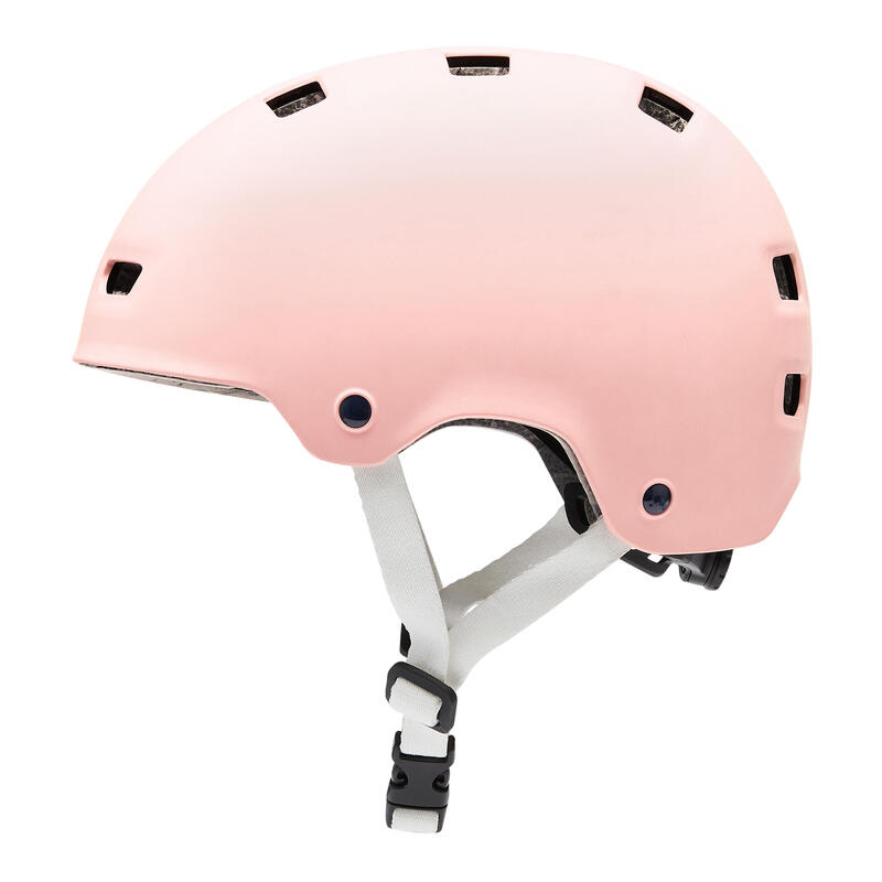 Casque roller skateboard trottinette MF500 bridal pink