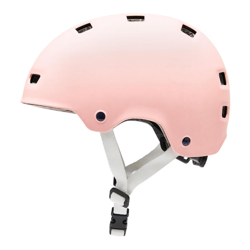 Helm voor inlineskaten skateboarden steppen MF500 Bridal pink