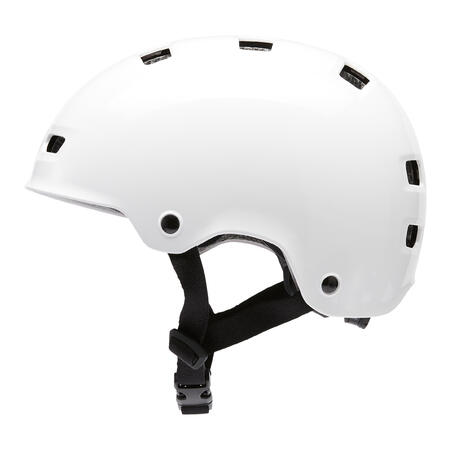 Adjustable Inline Skating, Skateboarding, Scootering Helmet - MF 500 White