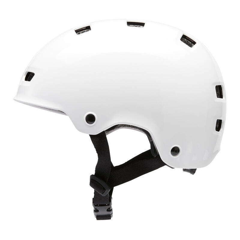 Casque roller skateboard trottinette MF500 blanc