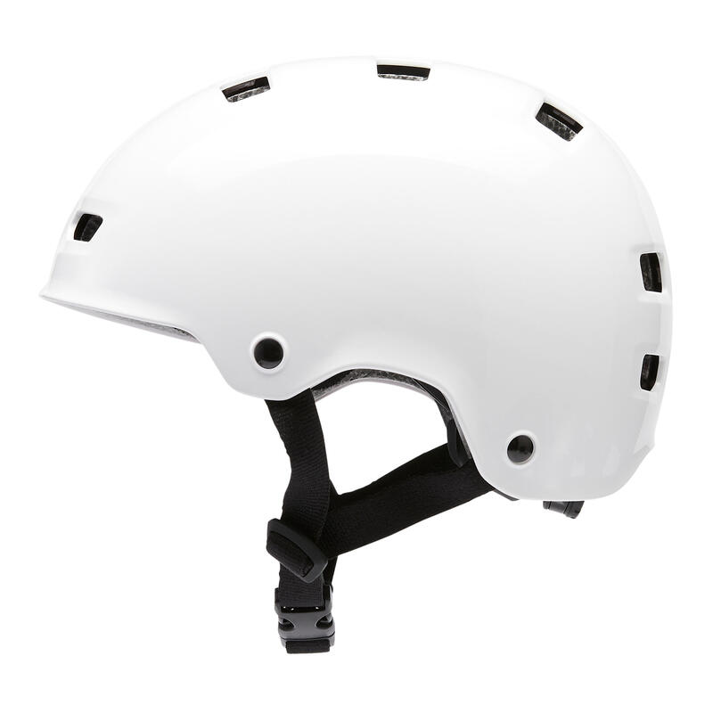 Helm voor inlineskaten skateboarden steppen MF500 wit
