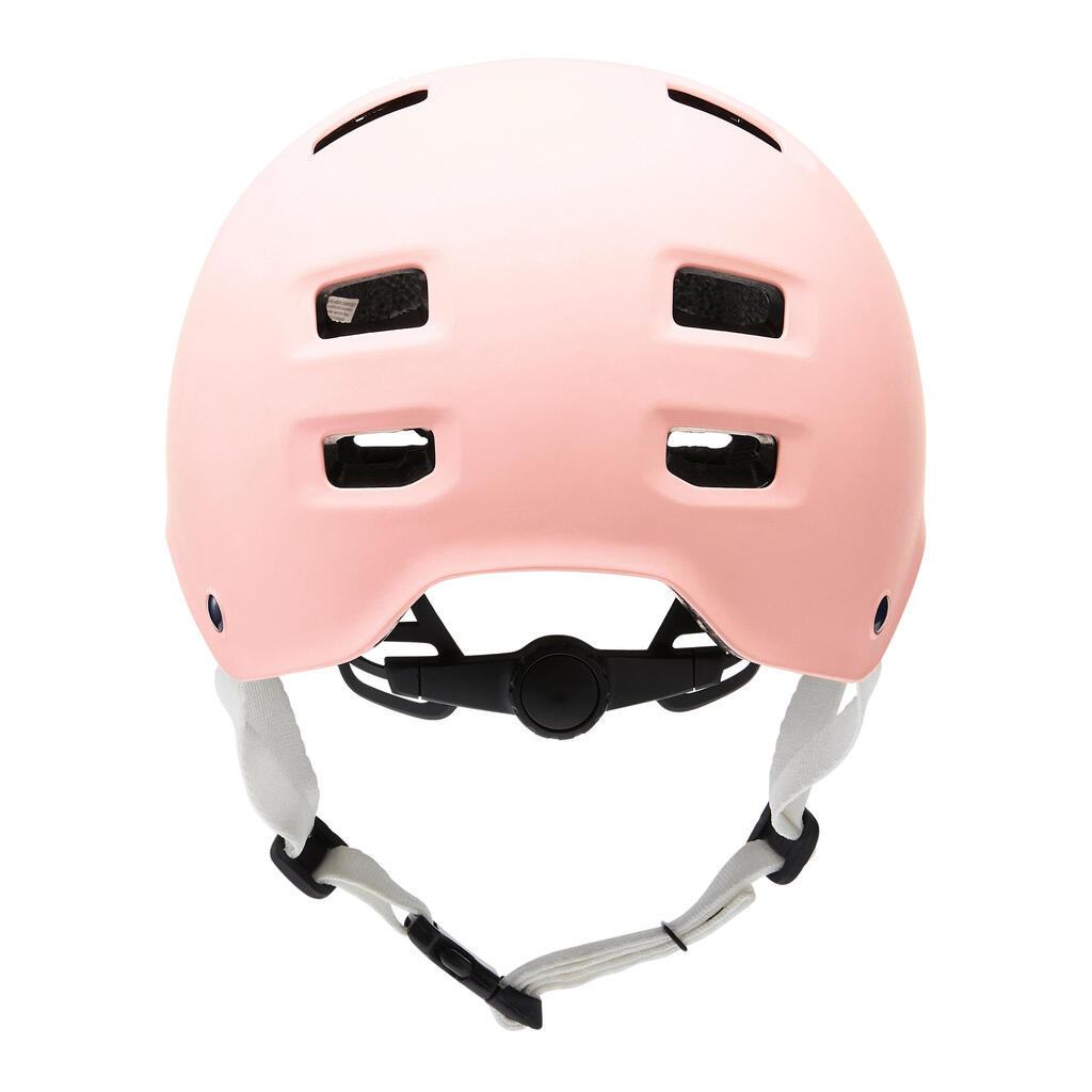Casque roller skateboard trottinette MF500 bridal pink