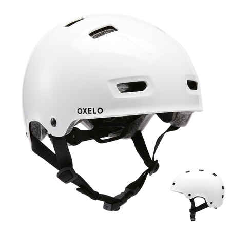 Inline Skating Skateboarding Scootering Helmet MF500 - White