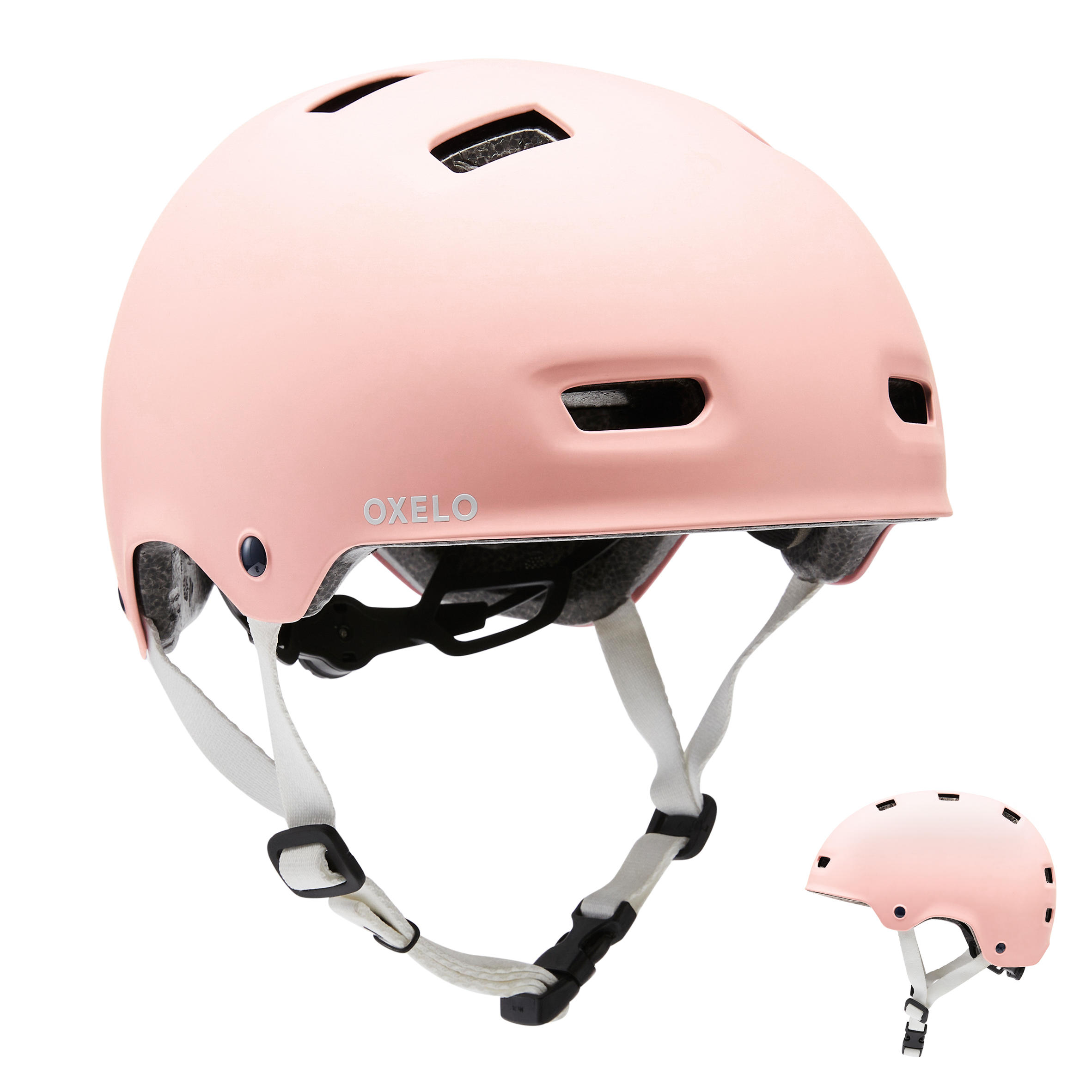 adult pink helmet