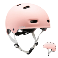 Casque roller skateboard trottinette MF500 bridal pink