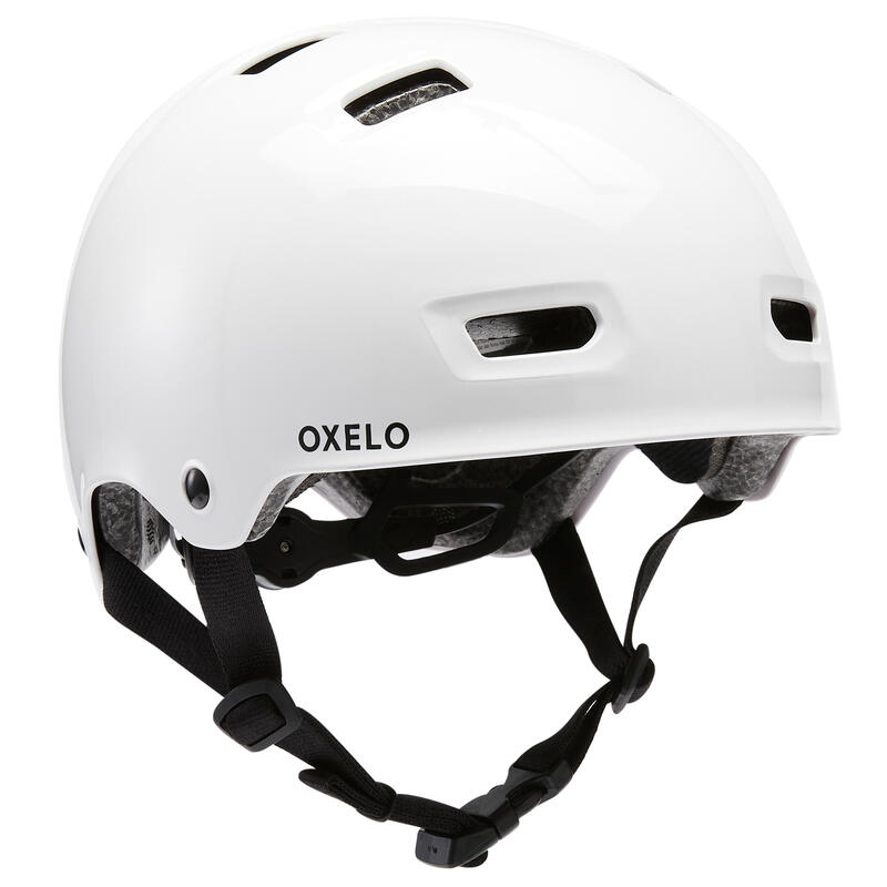 Westt Casque Skate pour Trottinette, BMX, Skateboard, vélo électrique,  Patins à roulettes, Casque vélo Hommes Femmes Adultes Adolescents avec  visière Pare-Soleil, Blanc métallique, L/XL (59-62 cm) : : Sports  et Loisirs