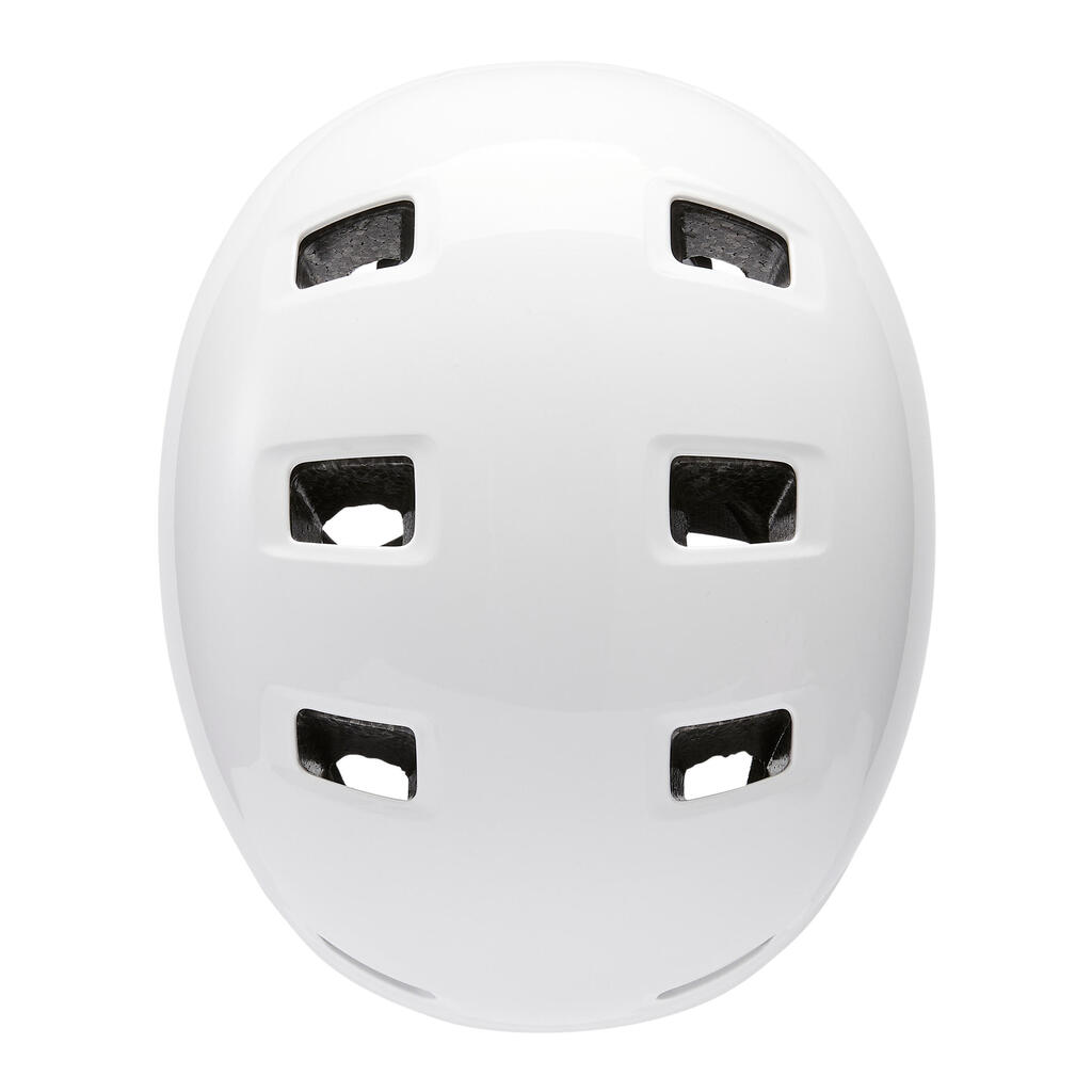 Inline Skating Skateboarding Scootering Helmet MF500 - White