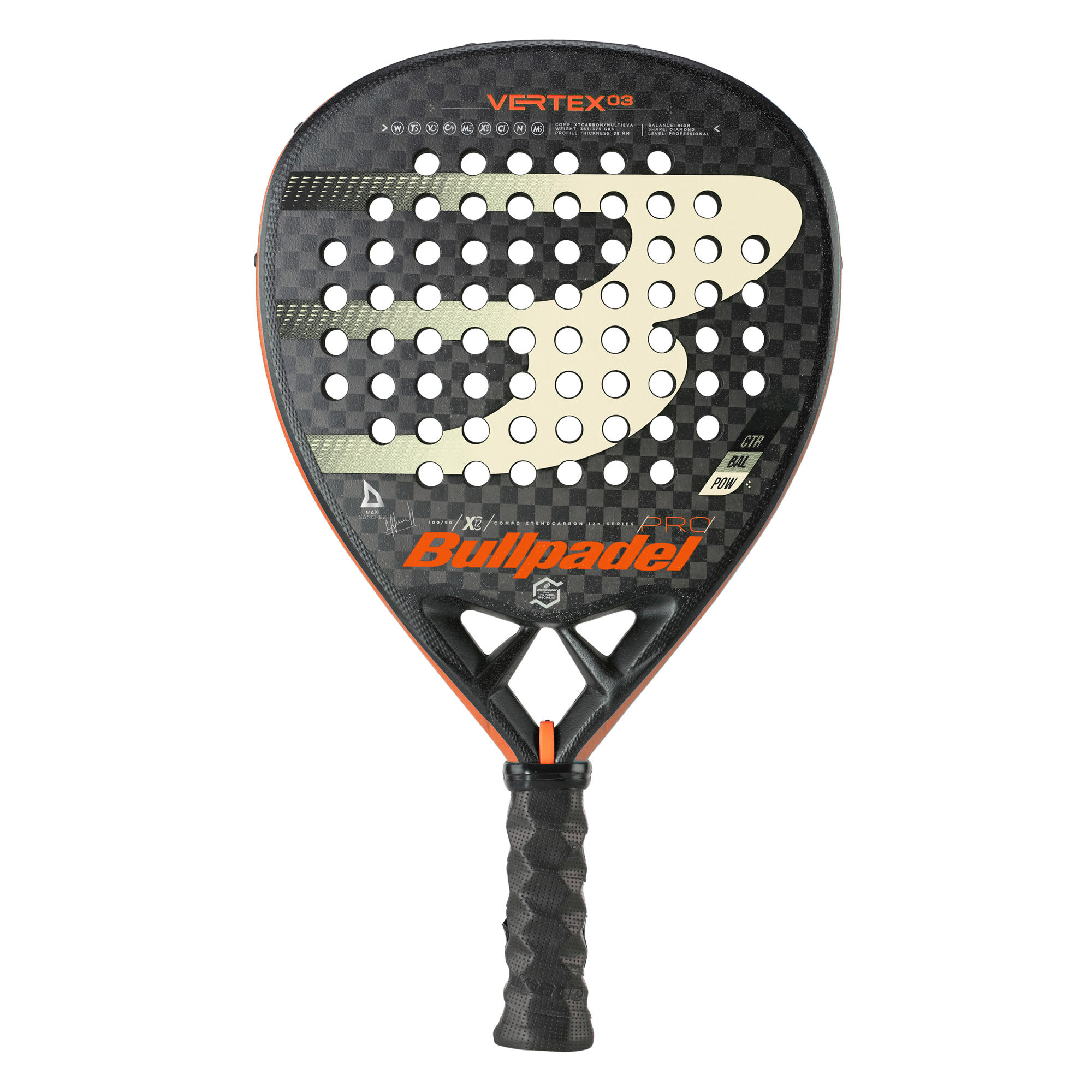 Adult Padel Racket Bullpadel Vertex 03 21 Decathlon