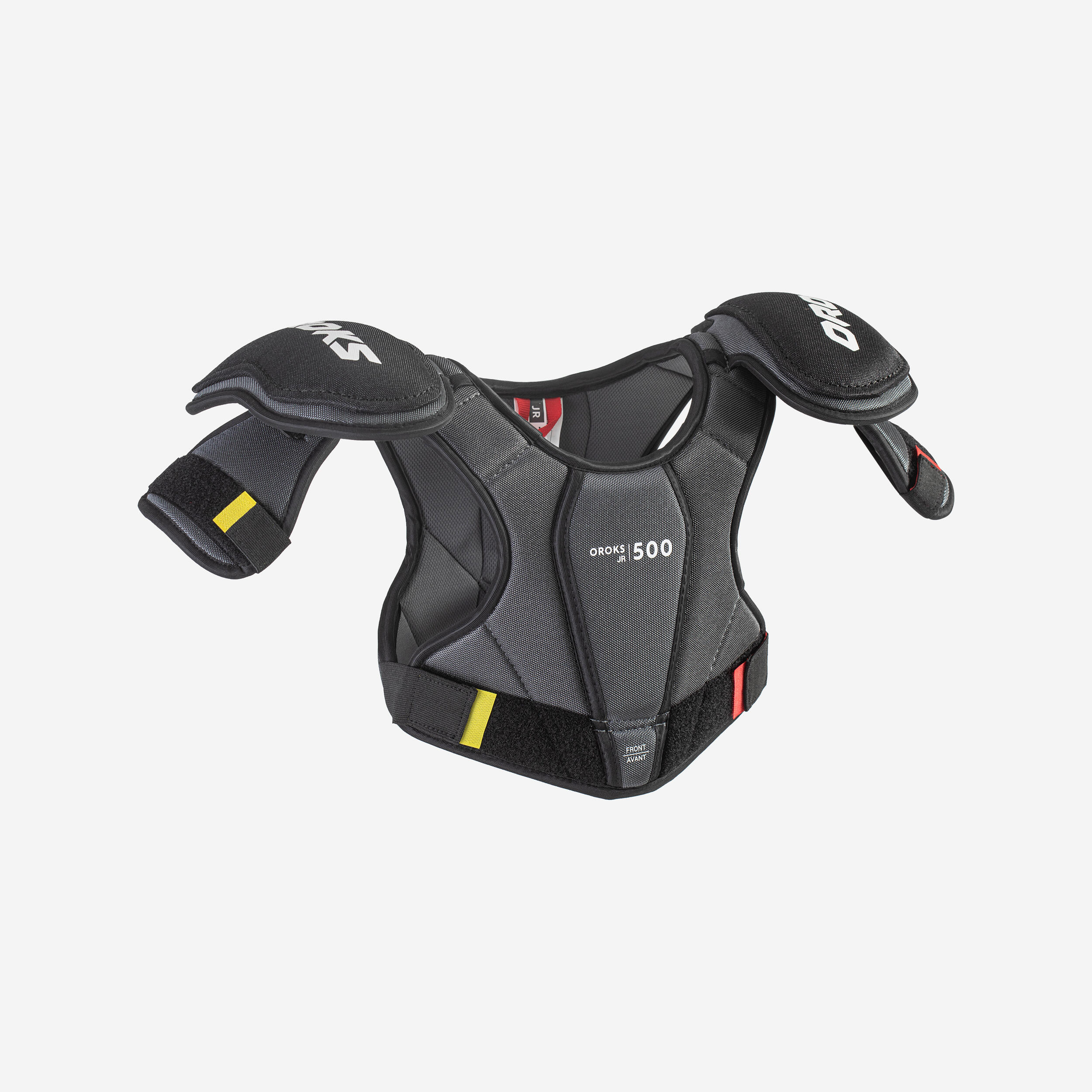 Oroks - Epaulieres Hockey Ih 500 Jr - Protection Dorsale - Patinage Sur Glace / Hockey Sur Glace - Jaune-noir-rouge - 34 2xs - Decathlon