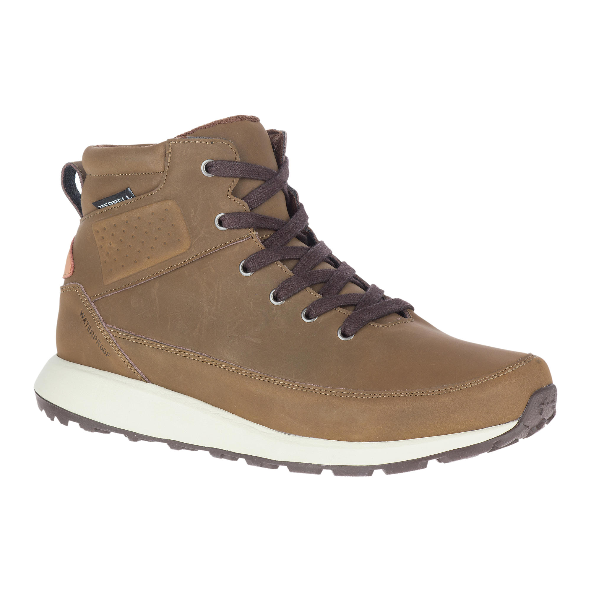 Men's waterproof walking boots - Merrell Billow - Sand 1/8